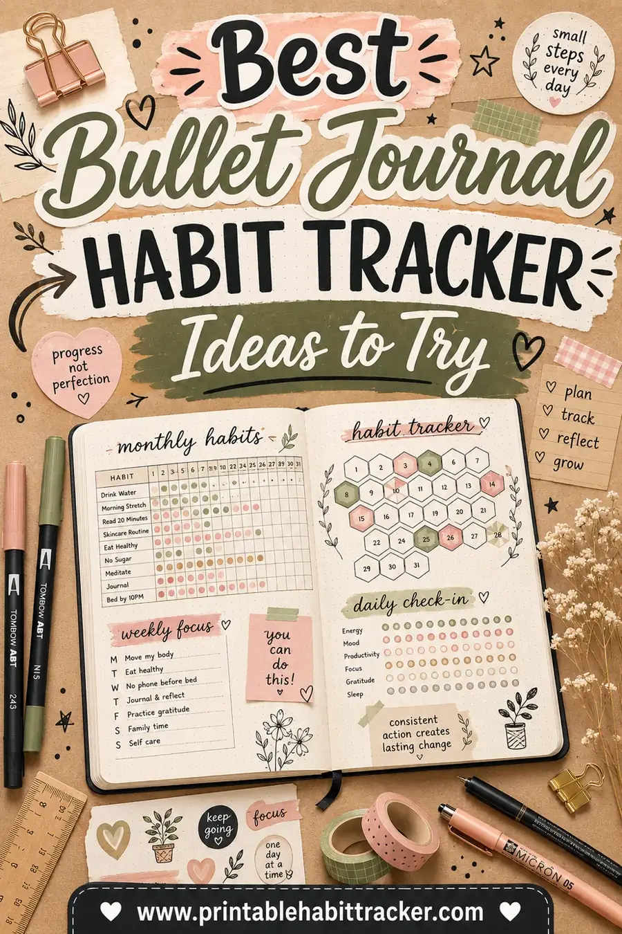 Best Bullet Journal Habit Tracker Ideas to Try