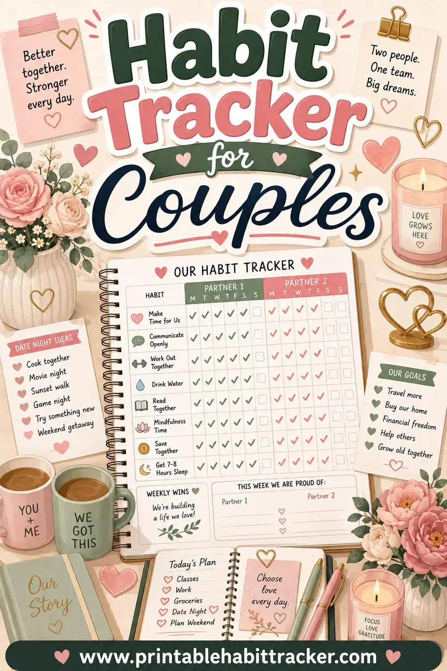 Best Habit Tracker for Couples (Free & Printable)