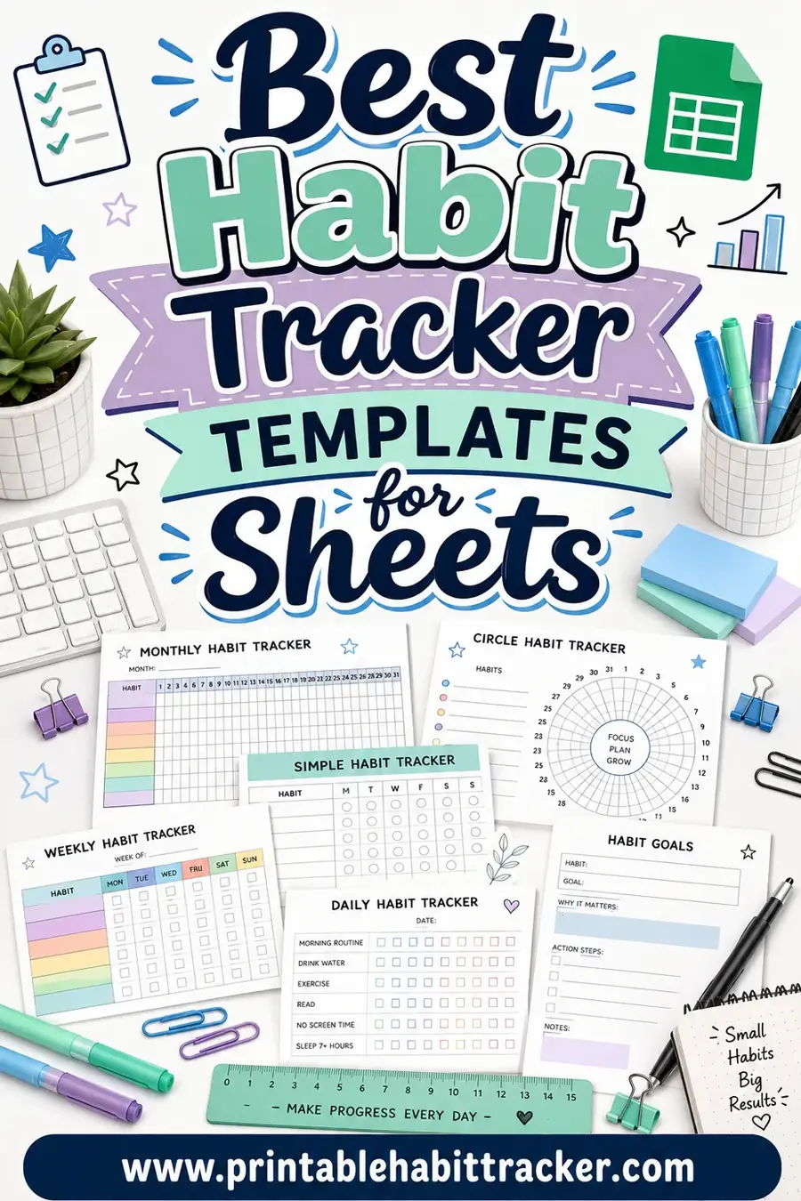 Best Habit Tracker Templates for Sheets (Free)