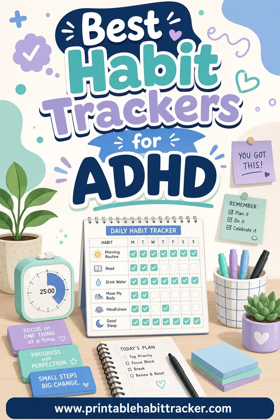 Habit Tracker for ADHD: Free Printable That Actually Works