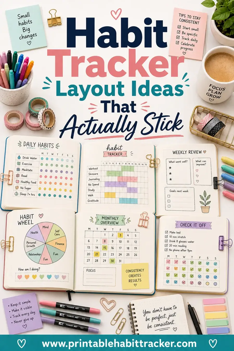 Habit Tracker Layout Ideas That Actually Stick