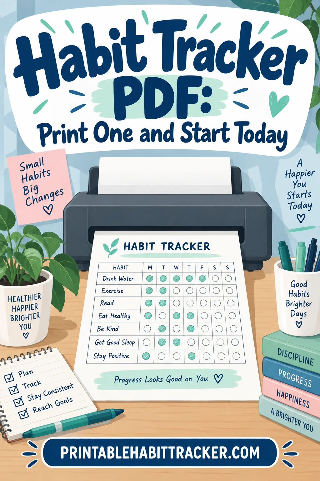 Habit Tracker PDF: Print One and Start Today