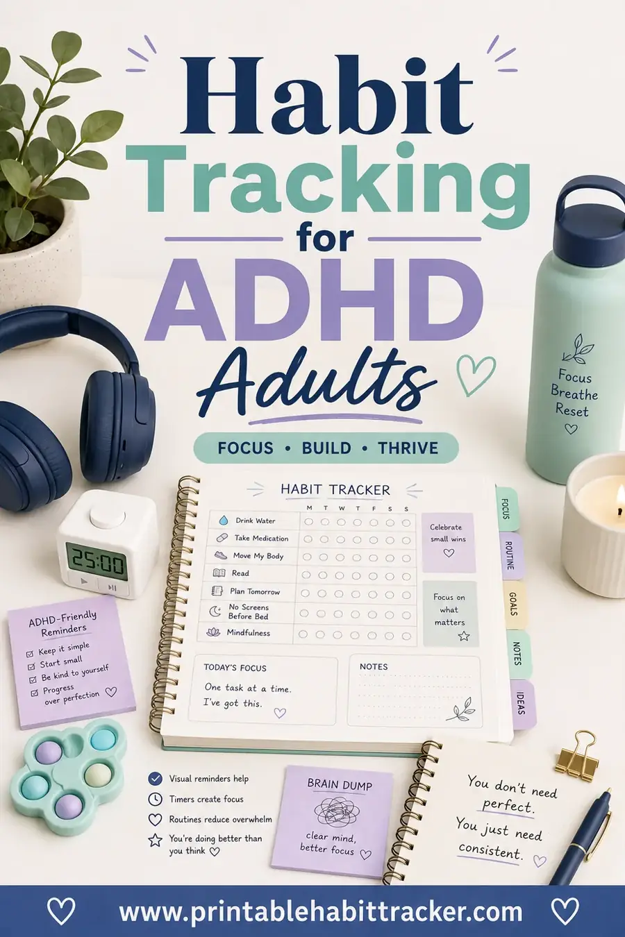 Habit Tracking for ADHD Adults: A Kinder System