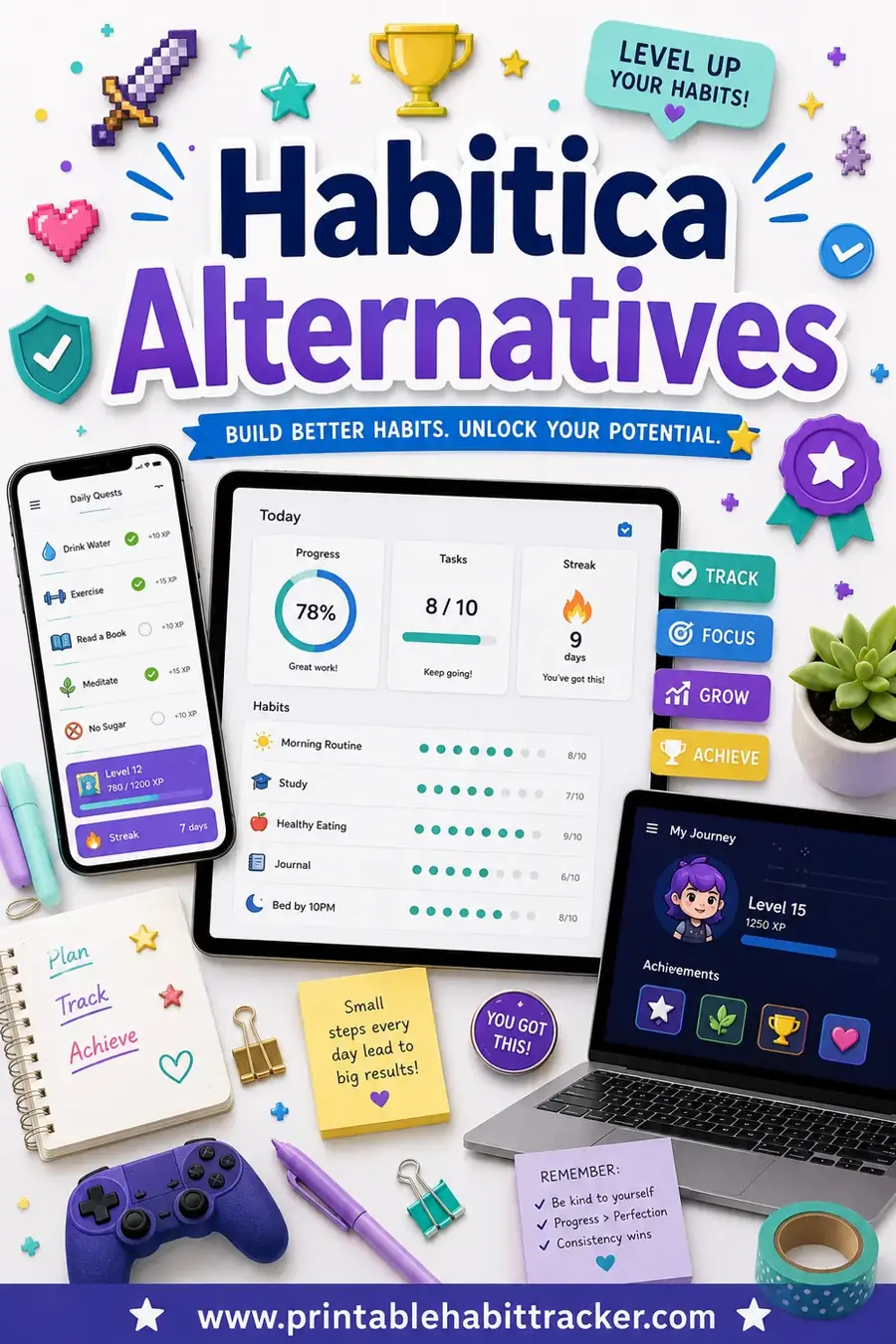 Habitica Alternatives: 7 Free Ways to Track Habits