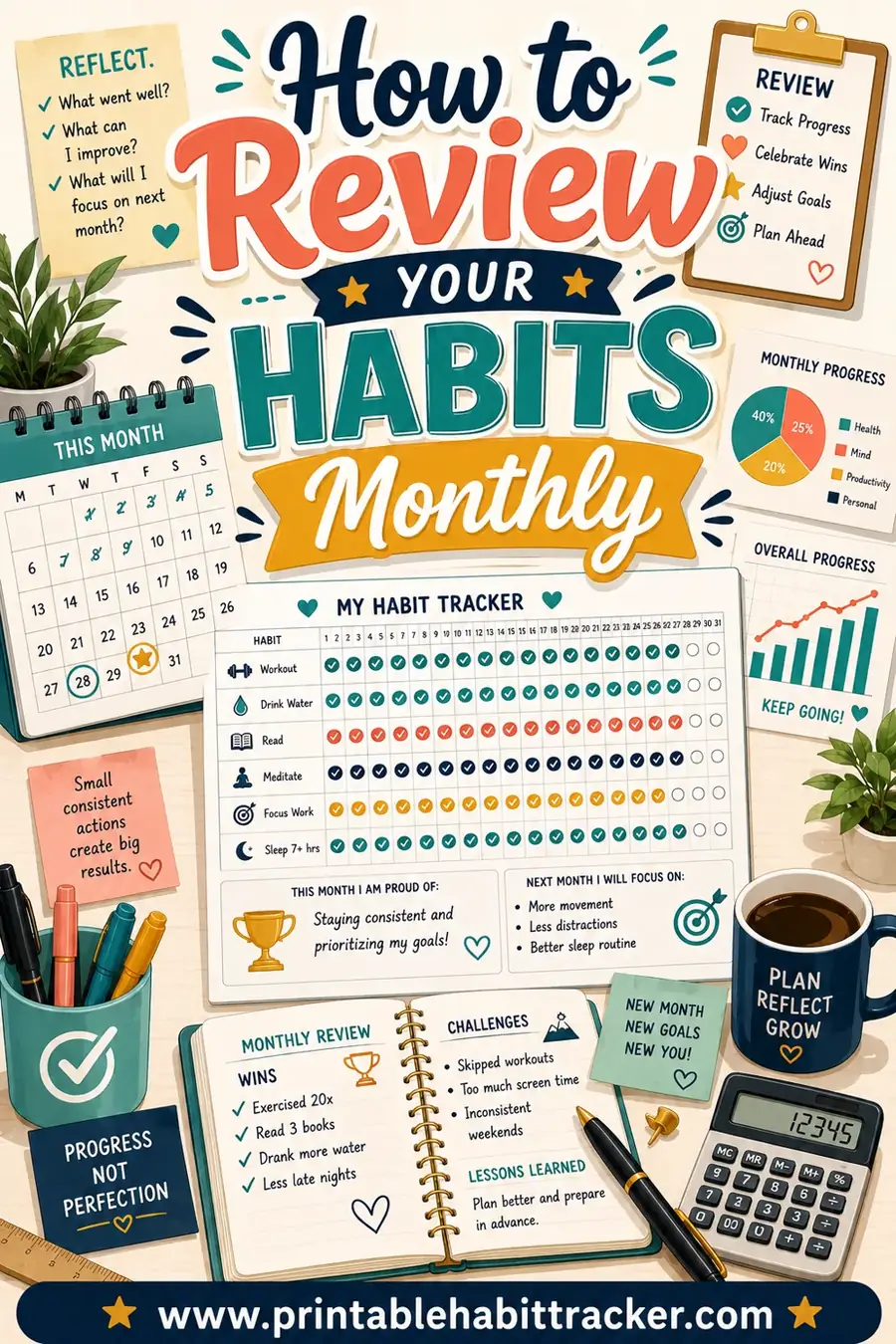 How to Review Your Habits Monthly (And Why It Matters)