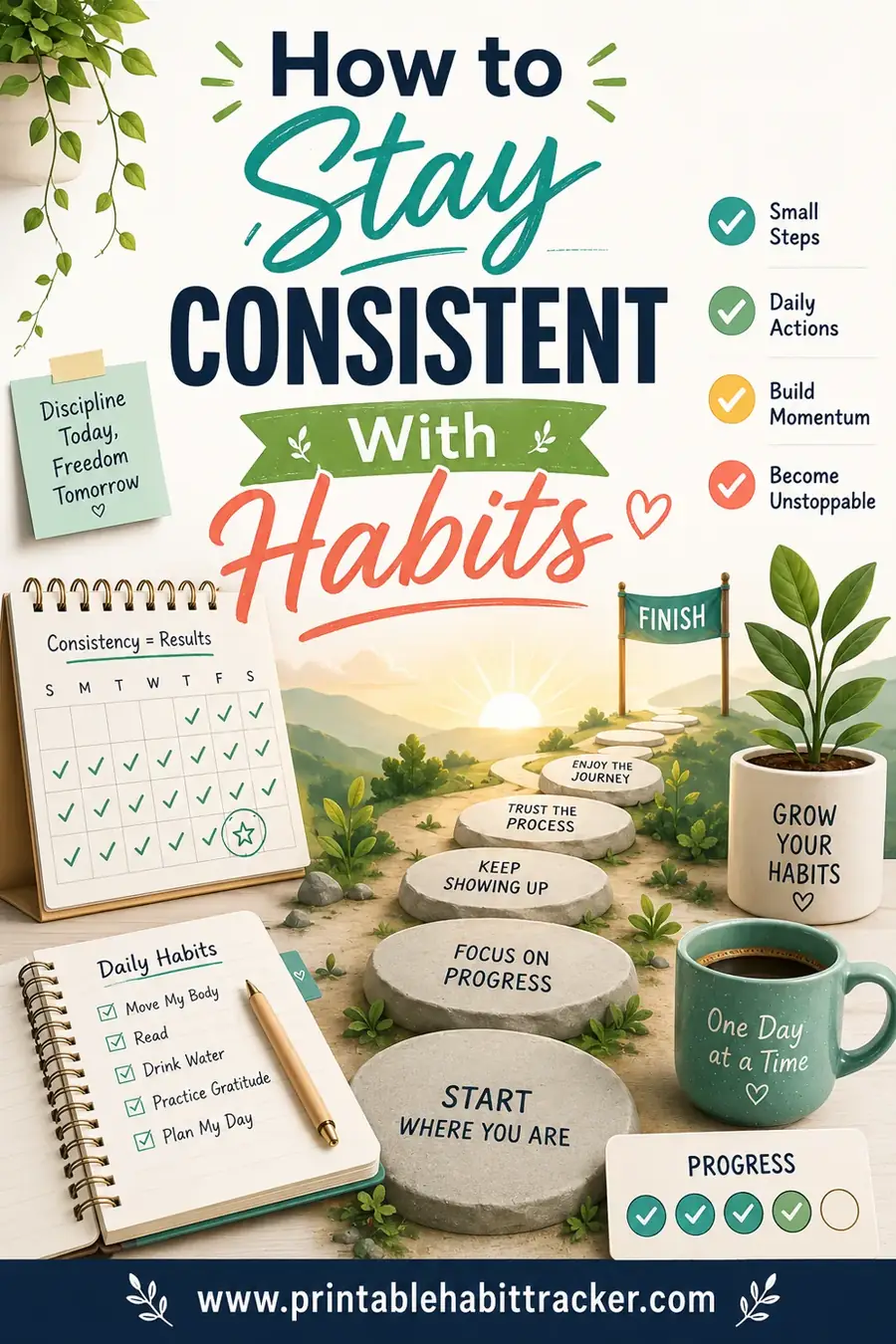 How to Stay Consistent With Habits (That Actually Stick)