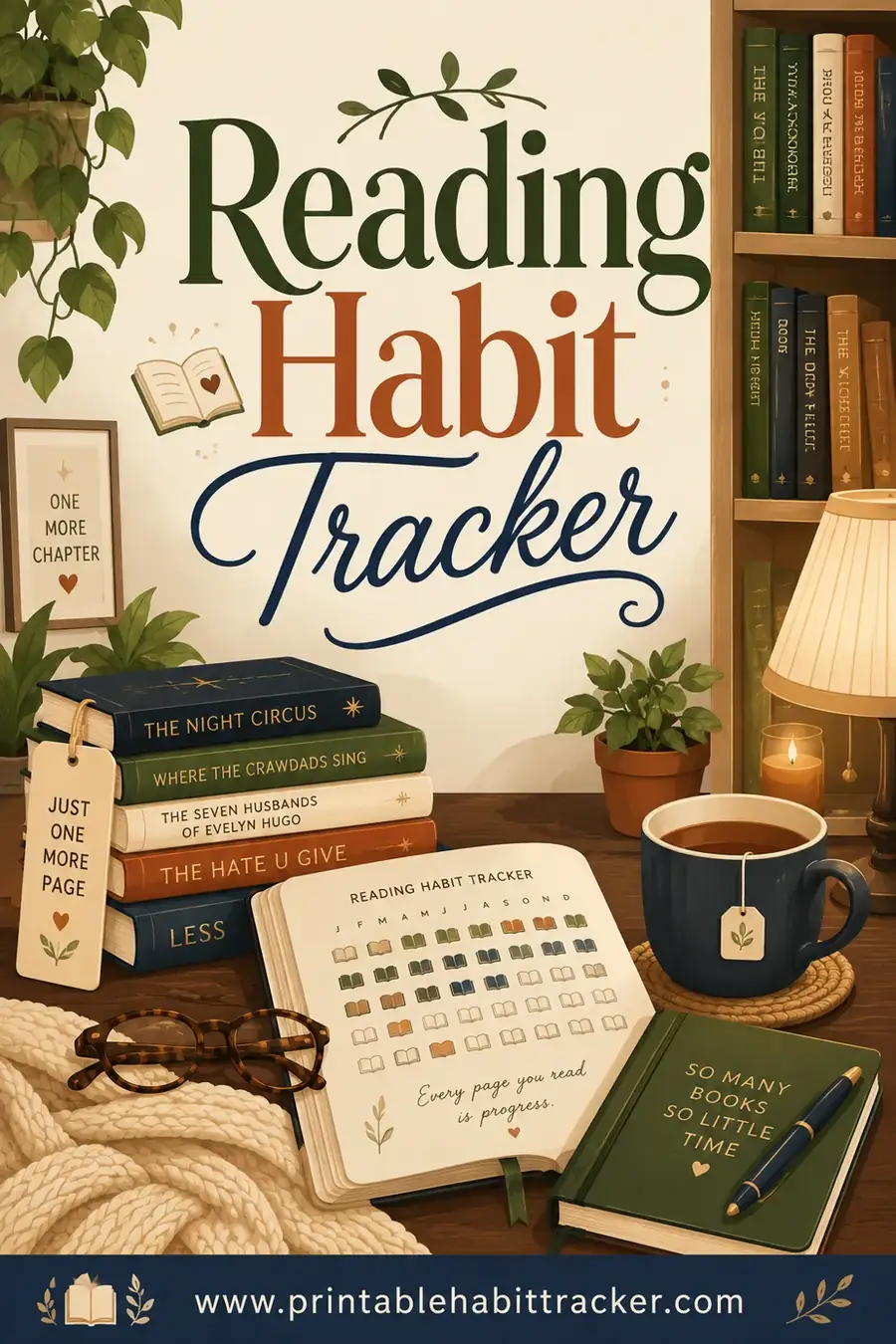 Reading Habit Tracker: Free Printable Reading Log