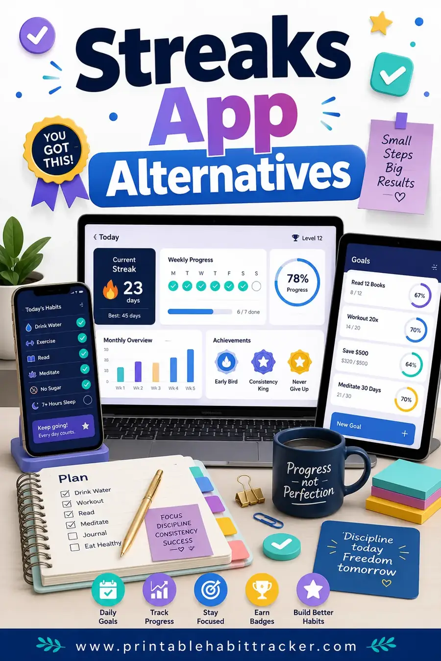 Streaks App Alternatives: 7 Free Ways to Keep a Streak